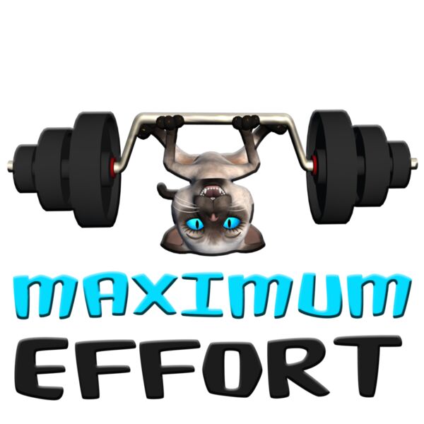 Maximum Effort Cat Thumbnail