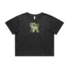 Wo's Heavy Faded Crop Tee 4089 Thumbnail