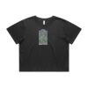 Wo's Heavy Faded Crop Tee 4089 Thumbnail