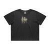 Wo's Heavy Faded Crop Tee 4089 Thumbnail