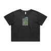 Wo's Heavy Faded Crop Tee 4089 Thumbnail