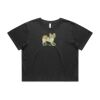 Wo's Heavy Faded Crop Tee 4089 Thumbnail