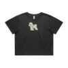 Wo's Heavy Faded Crop Tee 4089 Thumbnail