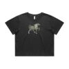 Wo's Heavy Faded Crop Tee 4089 Thumbnail