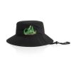 Nylon Wide Brim Bucket Hat 1174 Thumbnail